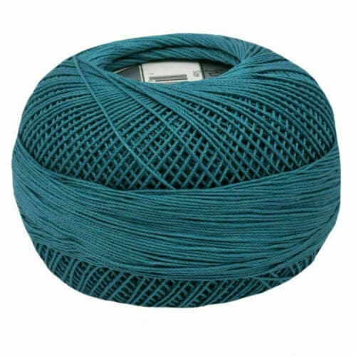 Lizbeth Egyptian Cotton Crochet Thread Size 40 Color 709 Dark River Blue