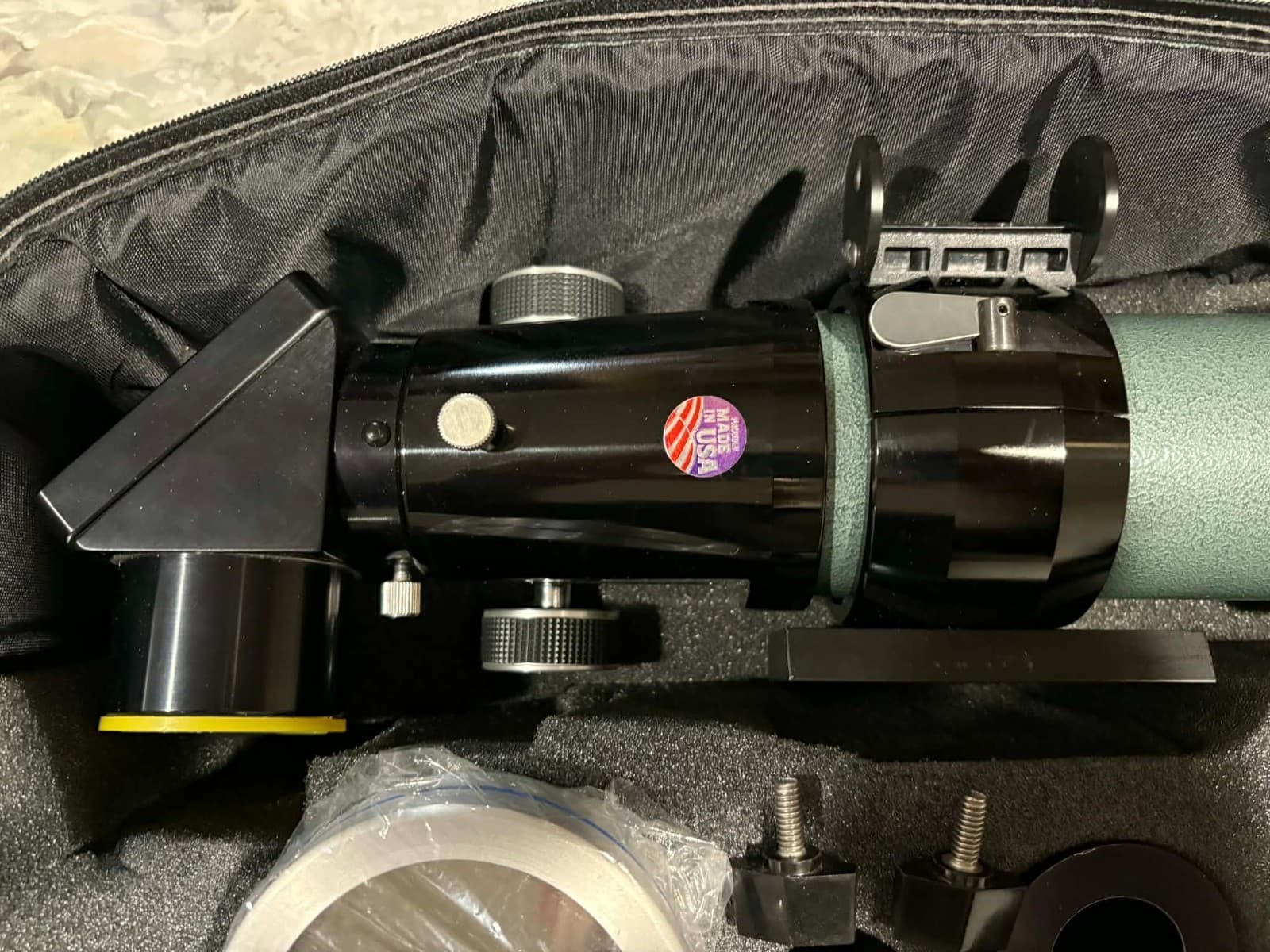 TELEVUE PRONTO TELESCOPE 6.8FL 70MM - SOLAR FILTER, SOL SEARCHER, DOVETAIL WEDGE 2