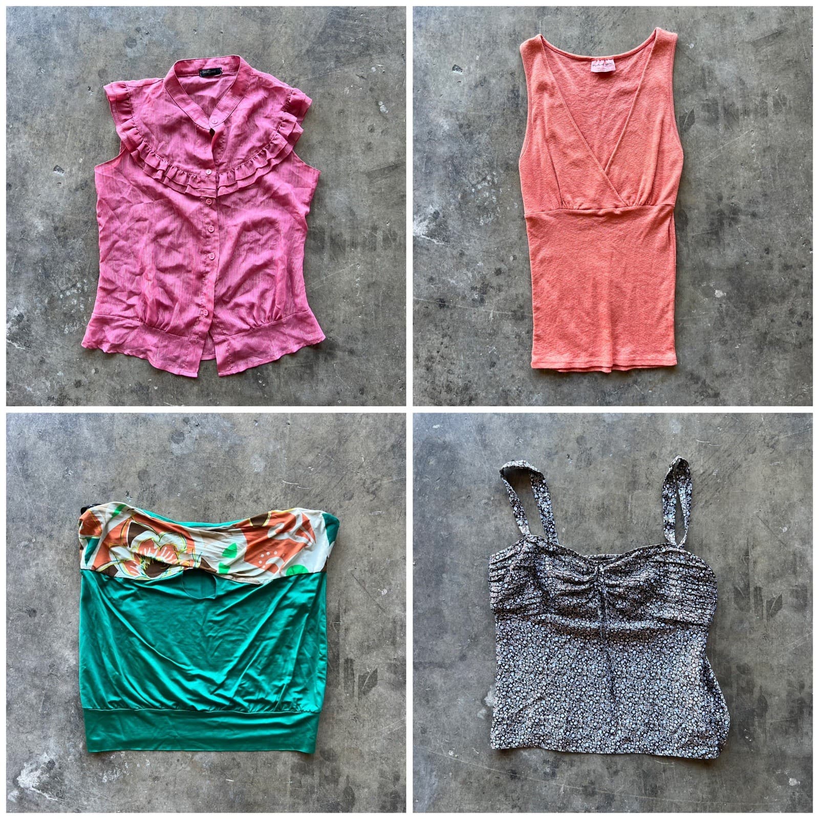 15 Pieces Y2K Vintage Wholesale Bundle Mix Women’s Tops & Skirts 2