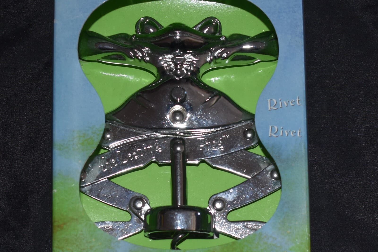 The Leaping Frog Chrome Accordion Corkscrew Wine Bottle Opener in BOX ca, 1998 2