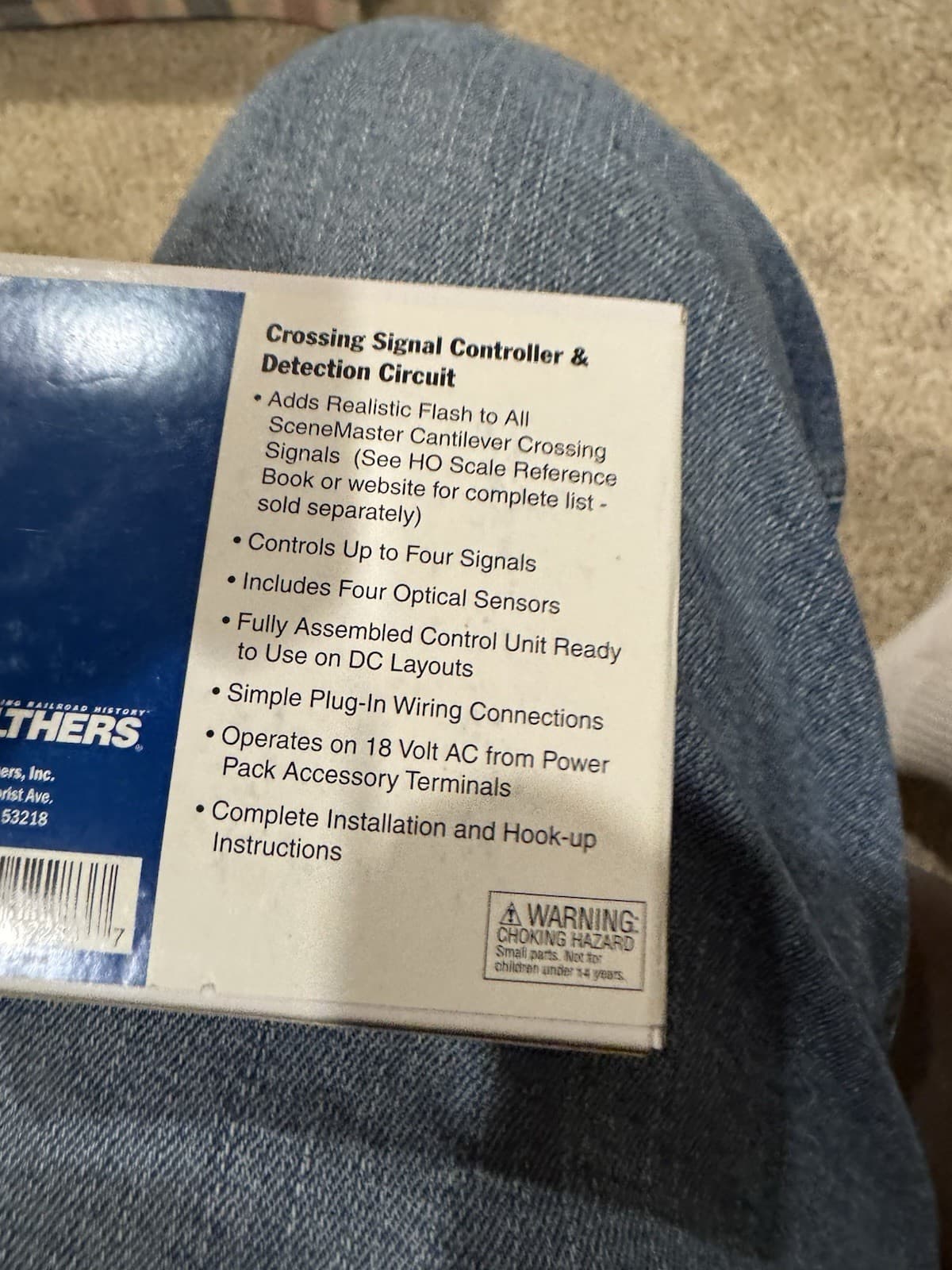 Walthers ~ HO Scale ~ Grade Crossing Signal Controller ~ 949-4359 NIB 2