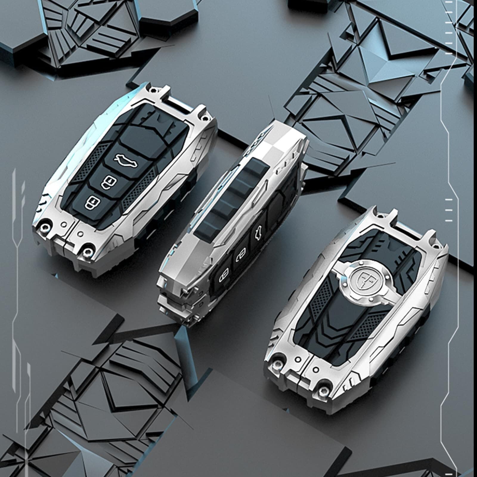 Heavy Metal Key Fob Cover Case Protector for Toyota,Car Key Case Full Protect... 6