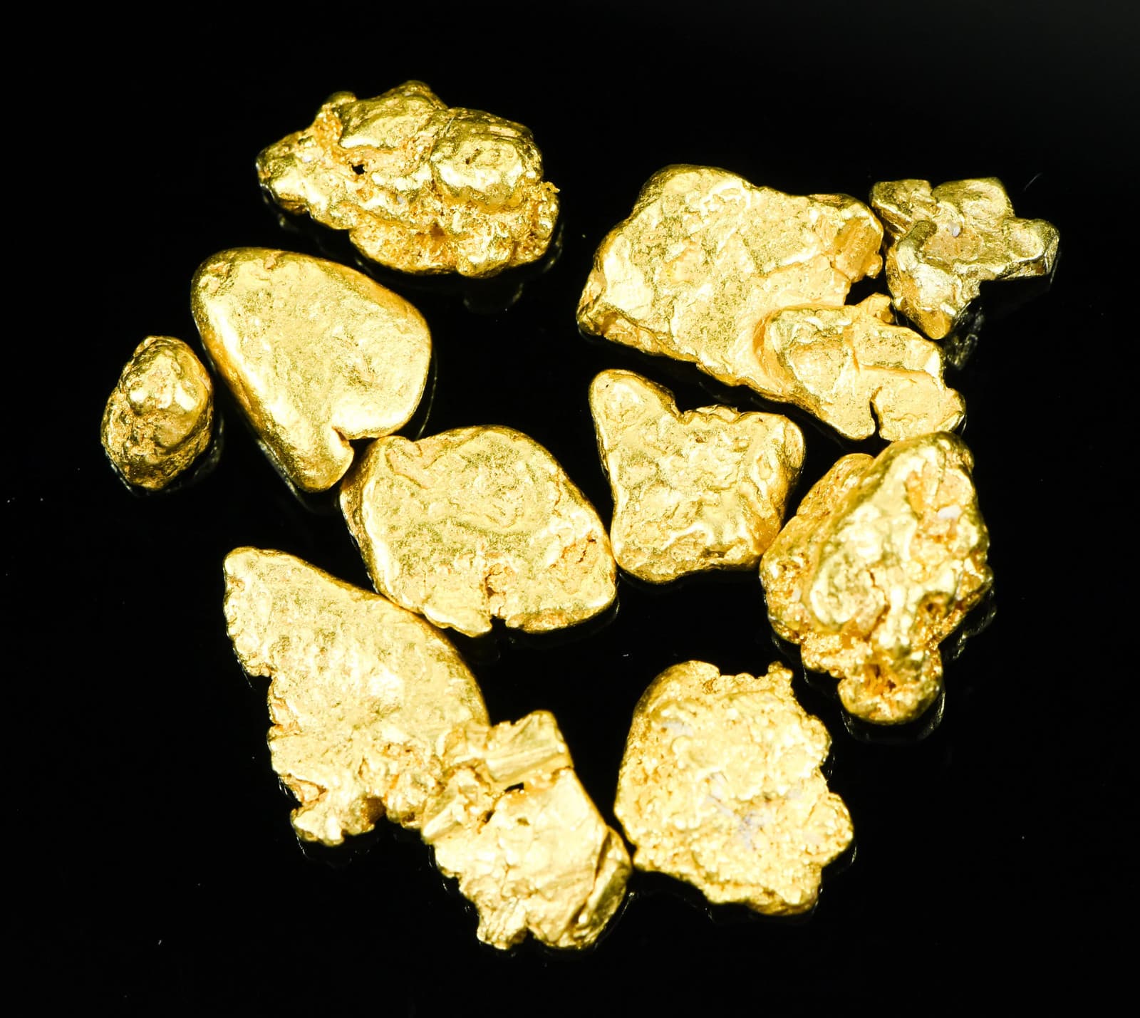 Alaskan-Yukon BC Natural Gold Nugget #4 10 GRAMS OF CLEAN GOLD FLAKES 3