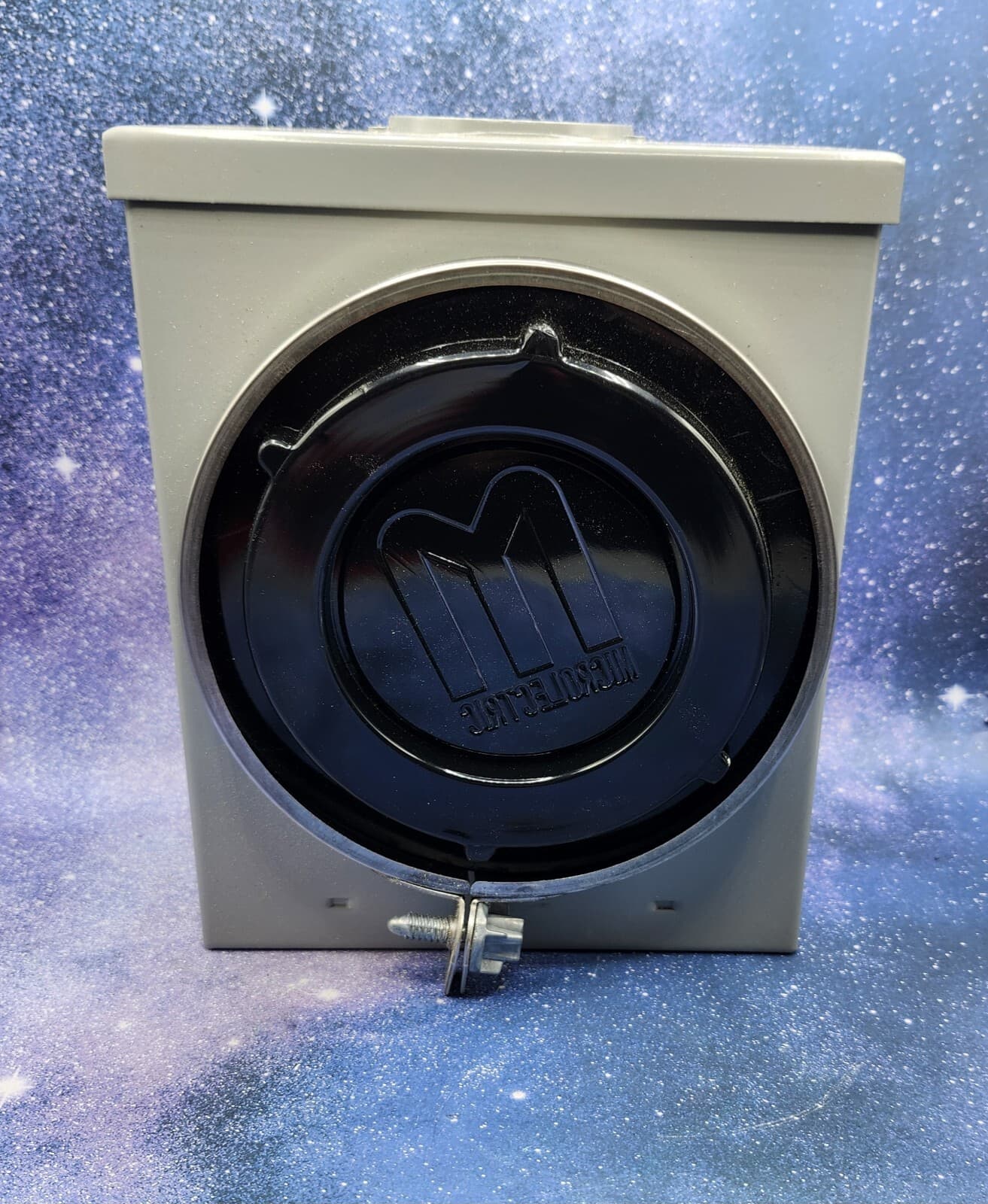 100A Overhead Meter Socket 1-1/4 Hub 600V BA3-1 1/4V-RT MicroElectric -NOB Cond. 3