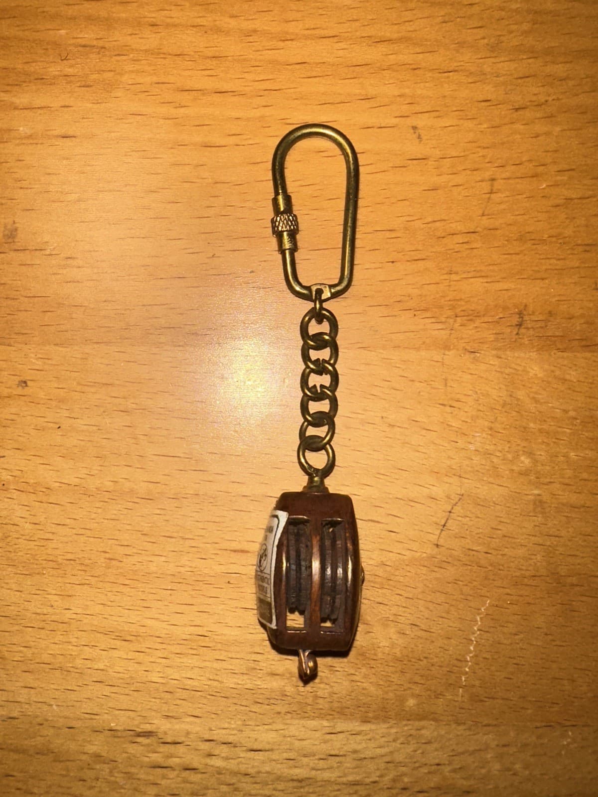 Vintage Sailor's Block Keychain by Authentic Models 5