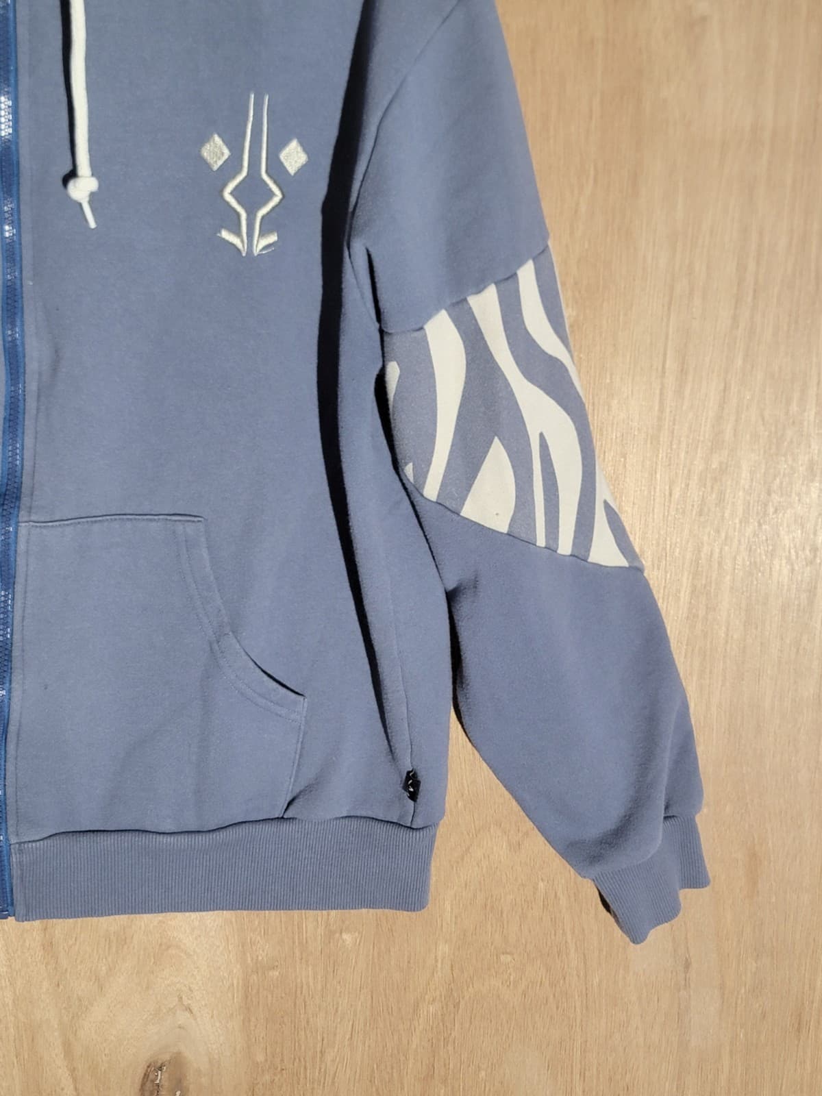 Star Wars Ahsoka Tano Inspired Zip Hoodie Blue Orange Cosplay Size S Lucasfilm 6