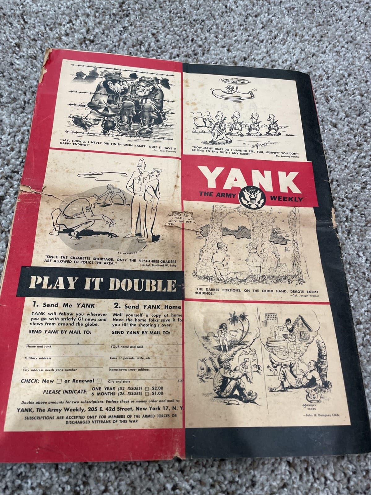 Yank The Army Weekly Vol.3 No.37 March-2-1945 The War Against Winter  2