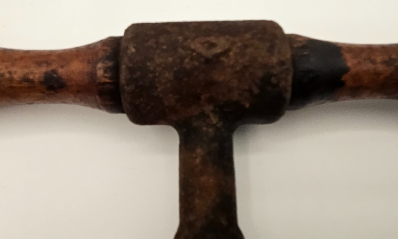 Antique Wine Whiskey Cask Bung Hole Auger Reamer Borer Corkscrew Wood Handle 3