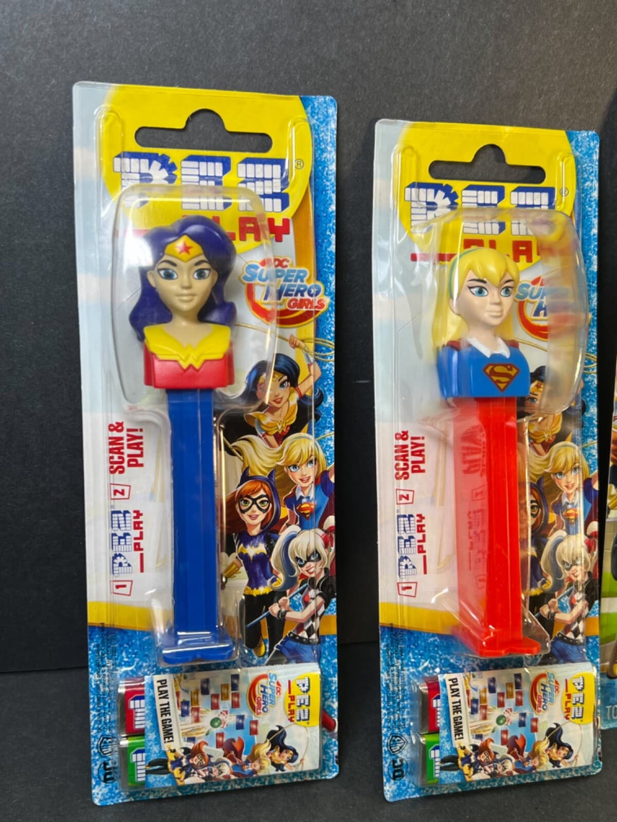DC “Super Hero Girls” PEZ Candy Dispensers - Lot of (5) - Factory Sealed - NEW! 2