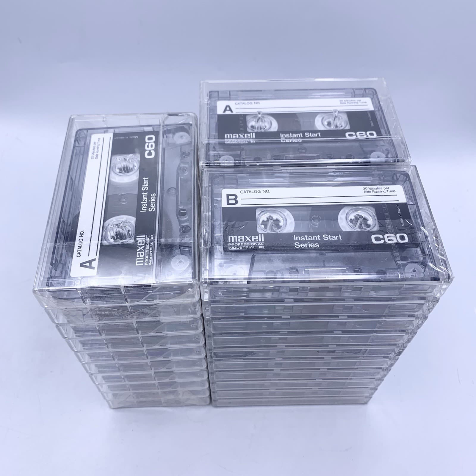 30 Maxell C60 Instant Start Series Professional Industrial P/I Made in Japan NEW