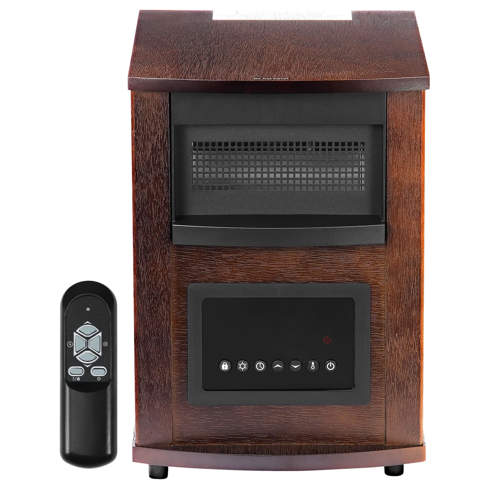 Uimoso 1500W Electric Infrared Space Heater with LED Display and Timer Settings
