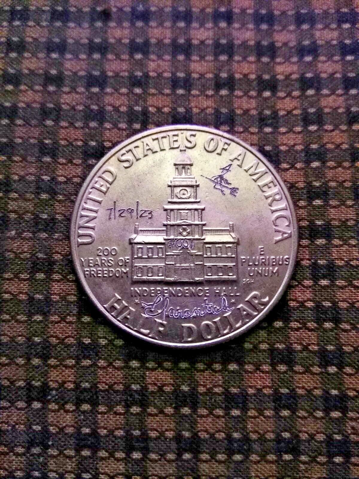 Hobo Nickel hand carved original by J&M Tarantula Kennedy as happy Halloween 5