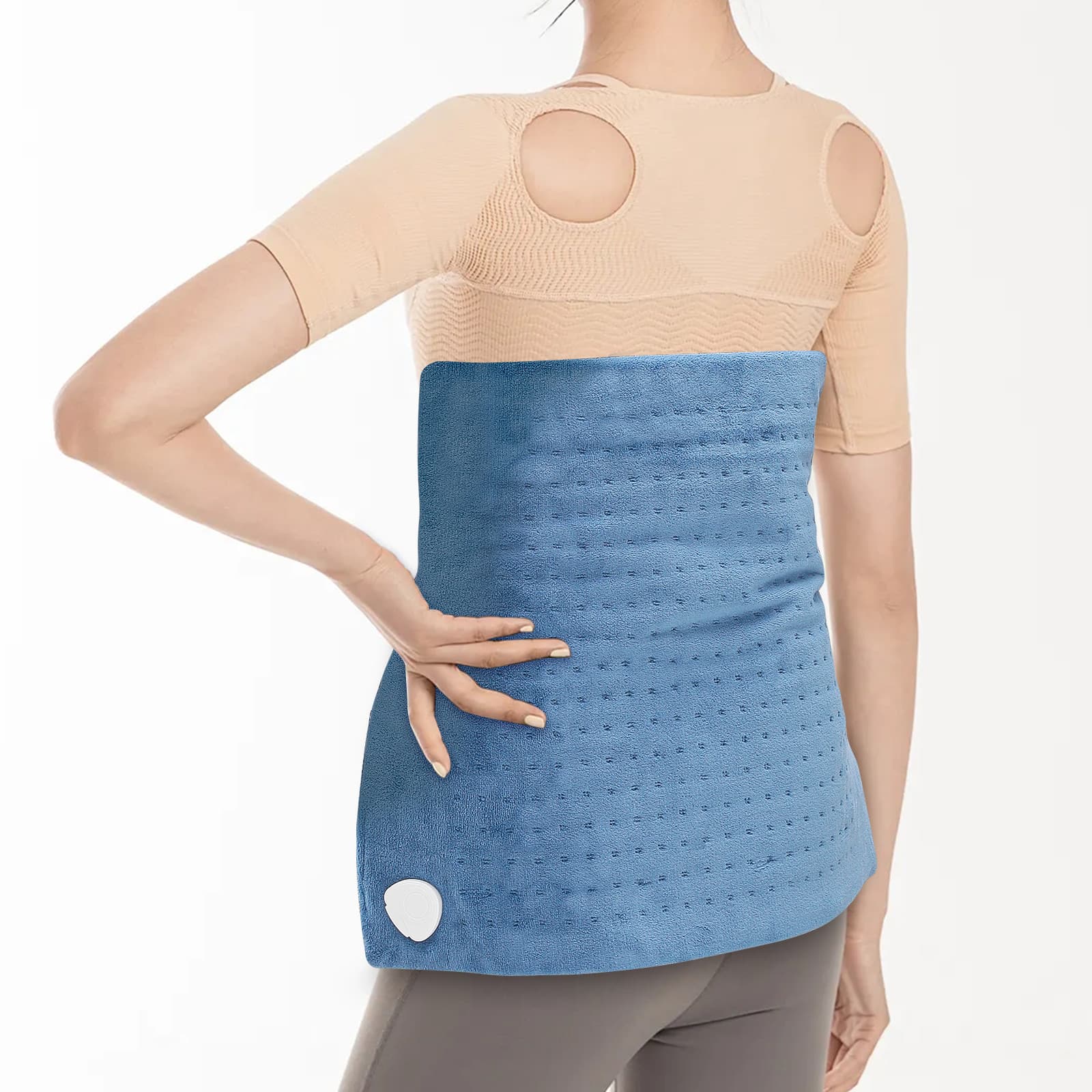 24"x20" Electric Heating Pad 6 Heat Levels Back Pain Muscle Cramps Relief Warmer 5