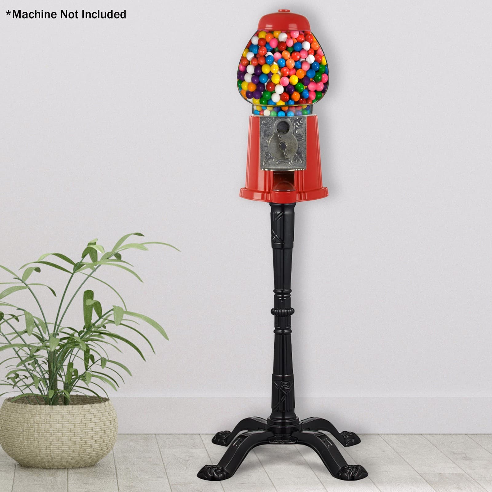 Gumball Machine Stand Gum Machine Stand for 15" Gumball Machines, Black 2