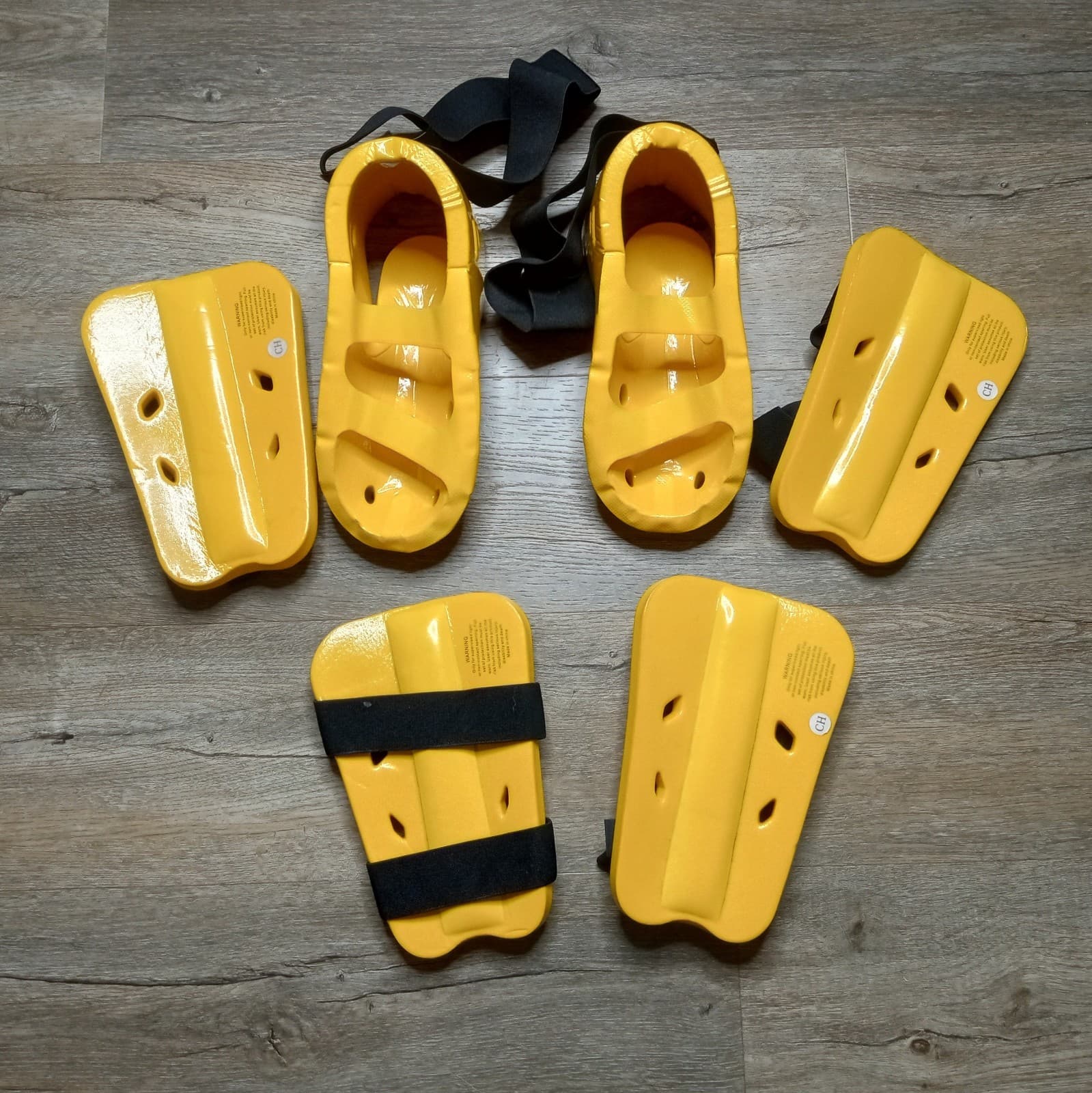 Swift Sparring Gear Youth Child Yellow Martial Arts Taekwondo Karate Size 7-8 2