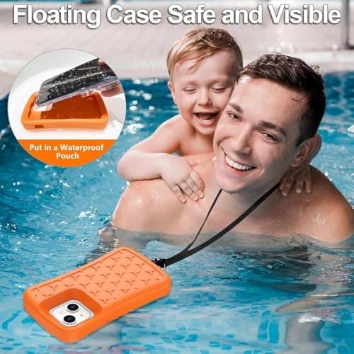  Floating Phone Case for 16/16 pro15/15 Pro/14/14 Pro/13/13 Pro/12/12 Pro EVA  6