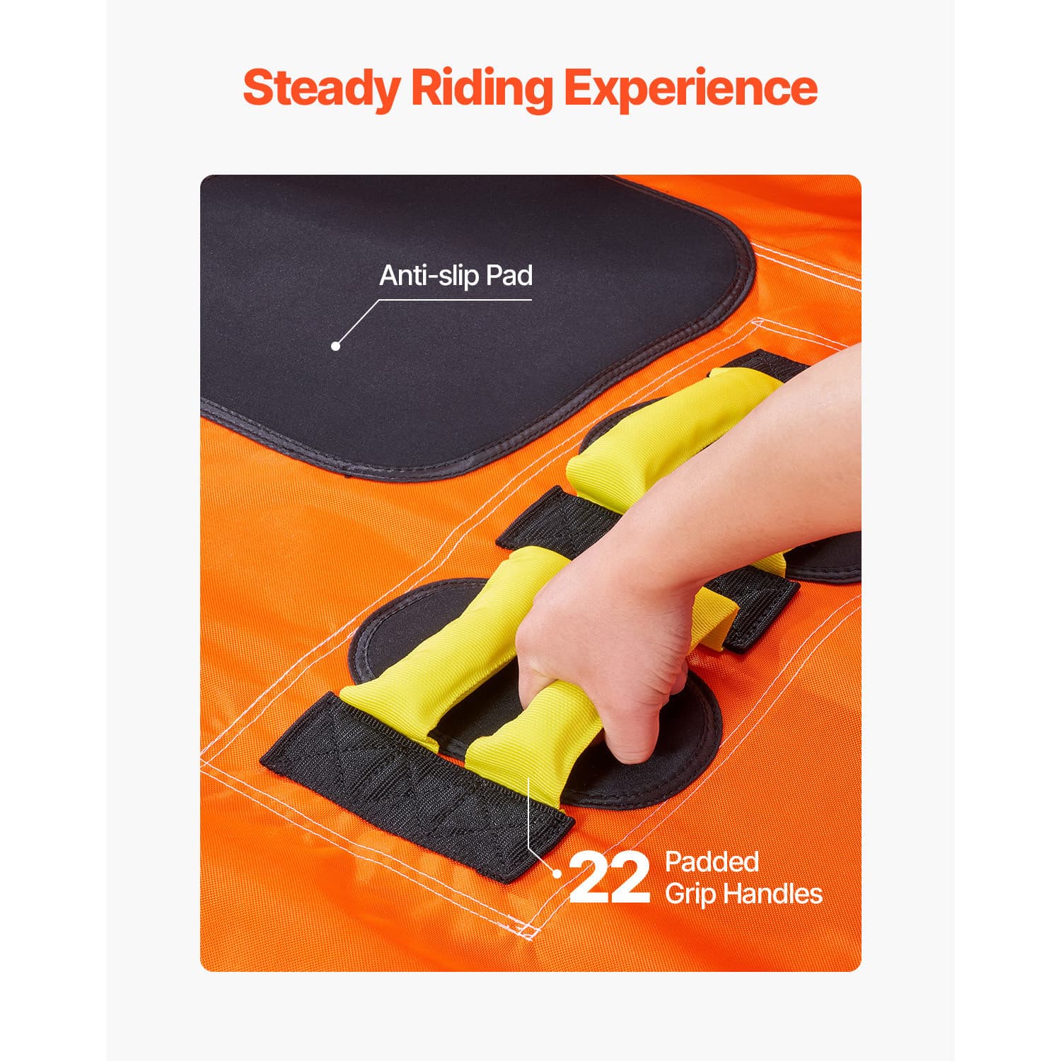 Towable Tube for Boating 1-4 Riders Boating Tubes Towable Water Sport 5