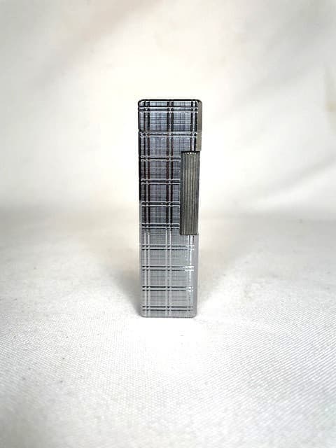 Vintage COLIBRI Butane Pocket Lighter Siver Chrome No Damage, Not Tested, Deco 3