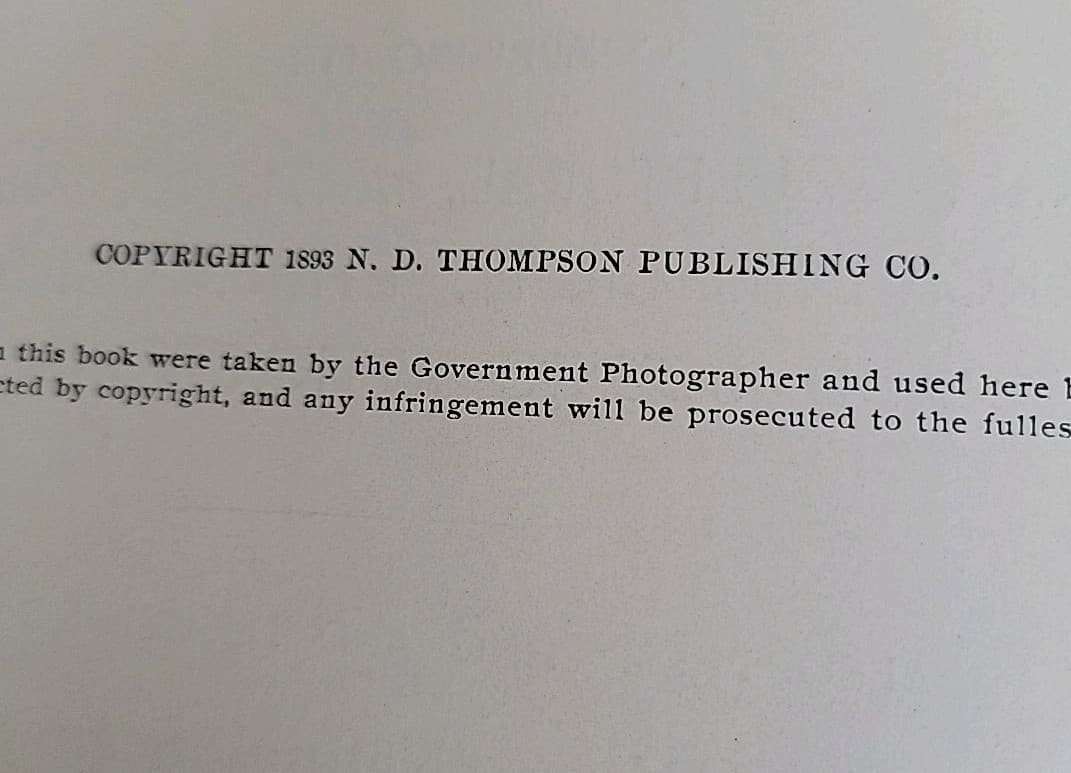 Rare 1893 “Views Of The Worlds Fair- Photo Views of World’s Columbian Exposition 4