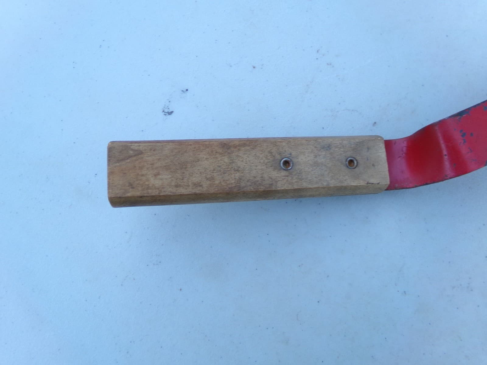 Vintage  Farm Hand Scythe Sickle Rustic Hand Tool Marked 6