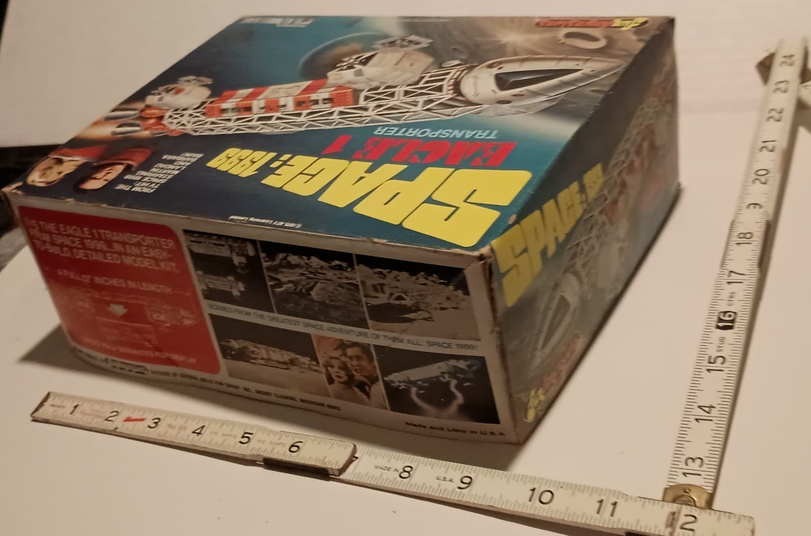 SPACE 1999 eagle 1 model kit box ONLY flattened fundimensions 1975 2