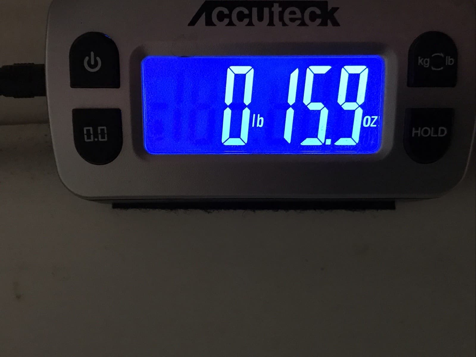 Antique 1 LB Hanging Beam Scale Weight Primitive Farm Cotton Tobacco Old 6