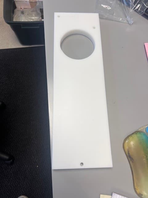 Patty-O-Matic EZ-4016/1.5 Single Cavity Mold & EZ-4004-A Plate Stanchions- 3