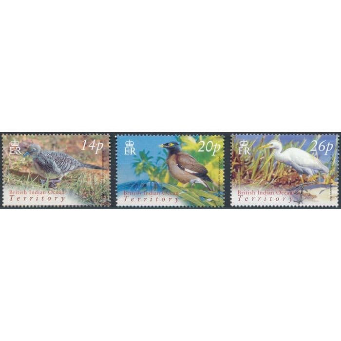 Birds: 3 Values - BIOT 2004 - MNH - SG 297/9