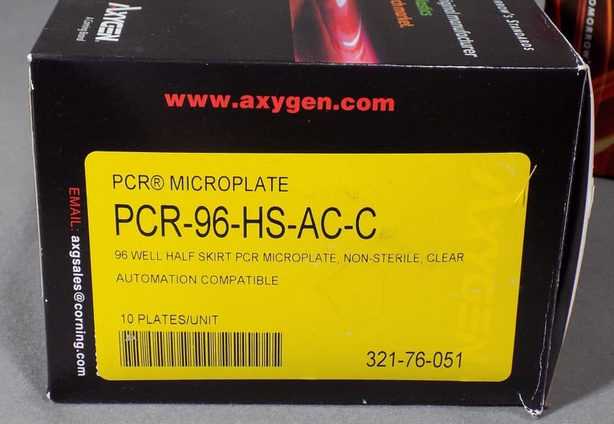 2-Boxes PCR 96-Well Microplate Axygen Sci. PCR-96-HS-AC-C # 321-76-051 3