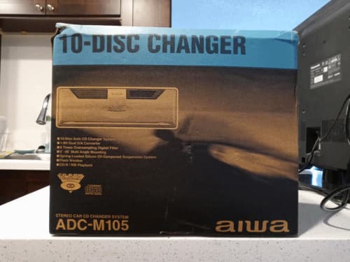 Aiwa ADC-M105 10-Disc Changer Stereo Car CD Changer System NEW SEALED 2001
