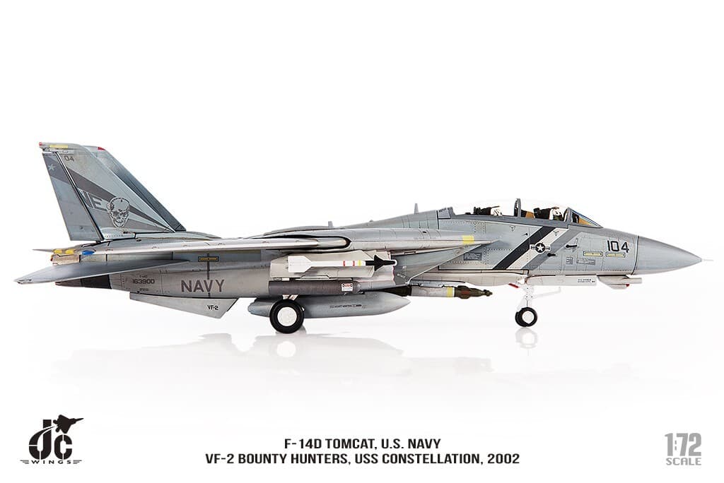 F-14D Tomcat, US Navy, VF-2 Bounty Hunters, 2002, 163900, 1/72, JCW-72-F14-008 3