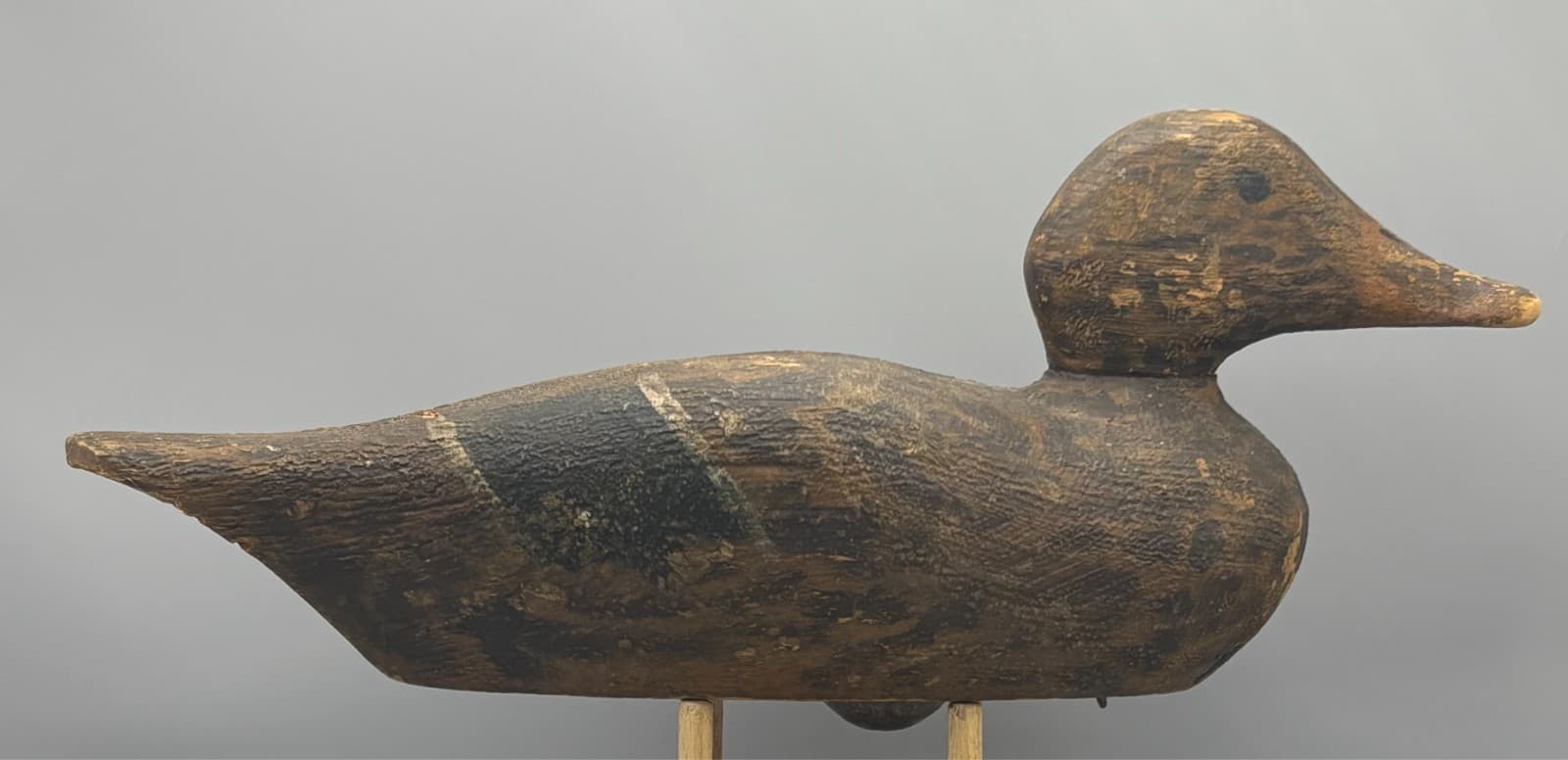 *RARE* CIRCA 1890 DODGE FACTORY MALLARD HEN VINTAGE ANTIQUE WOODEN DUCK DECOY