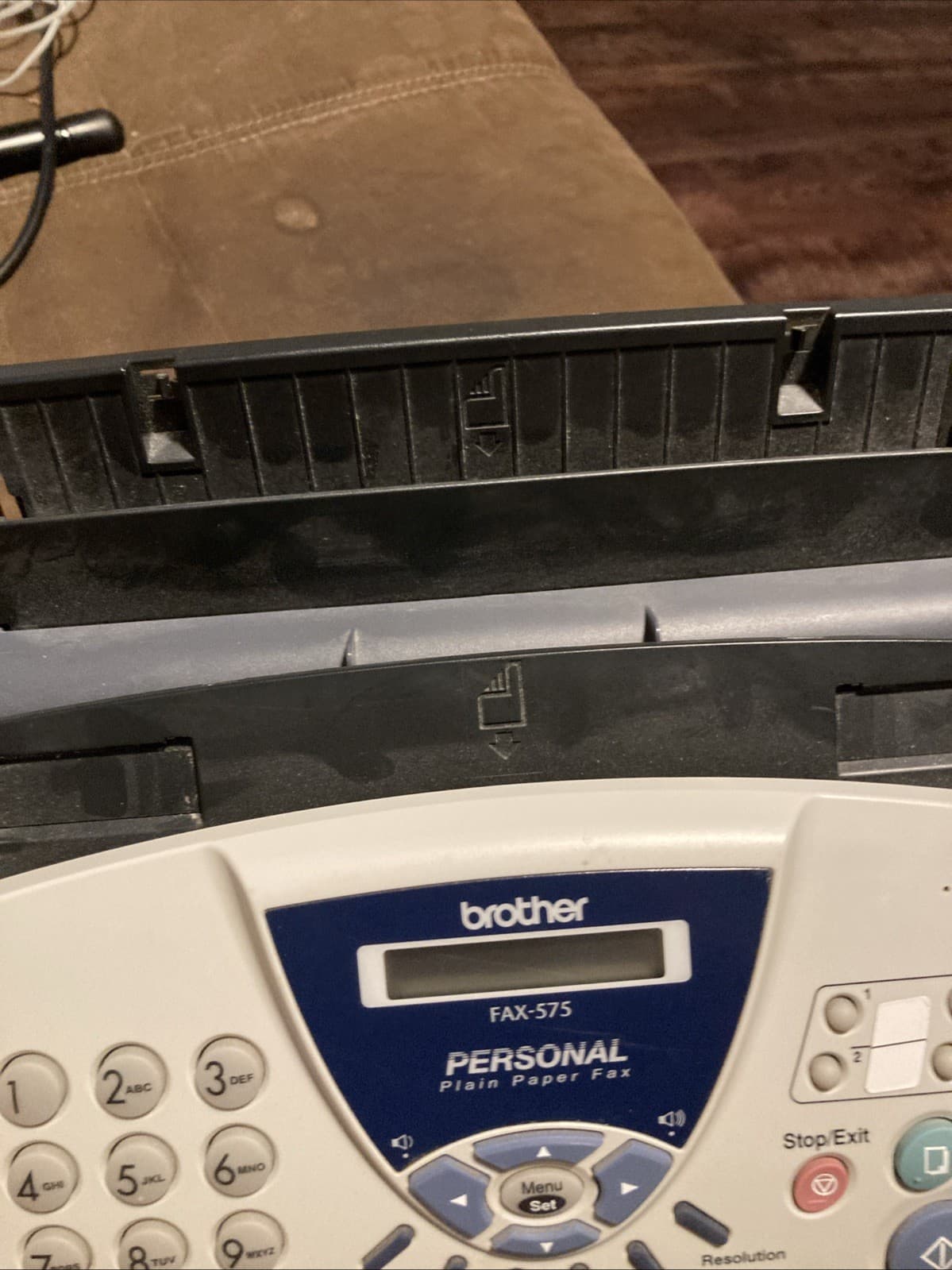 Brother FAX-575 Personal Office Fax Machine w/ Phone and Copier Missing Metal 2