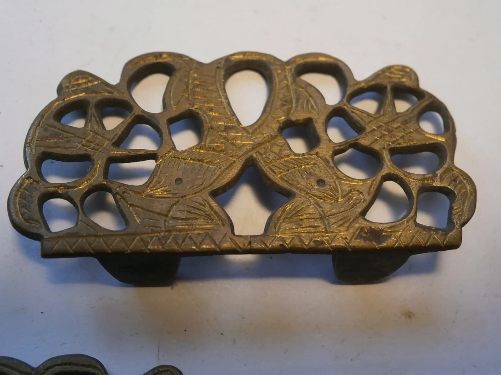 set of 3 BRASS LANTERN CLOCK FRETS no x 3