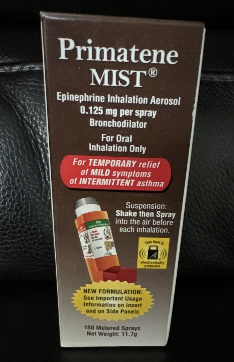 Primatene Mist Epinephrine Inhalation Aerosol 160 Sprays ~ EXP 2027 ~ Free Ship 5