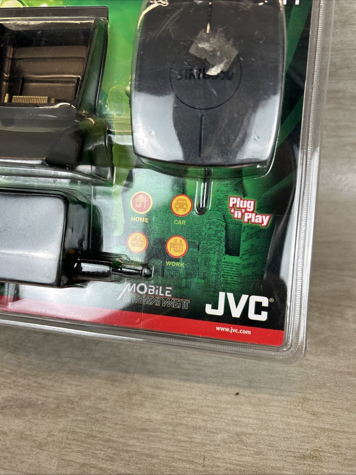 Sirius Satellite Radio Home Docking Station JVC KS-K6013 Plug N Play 6