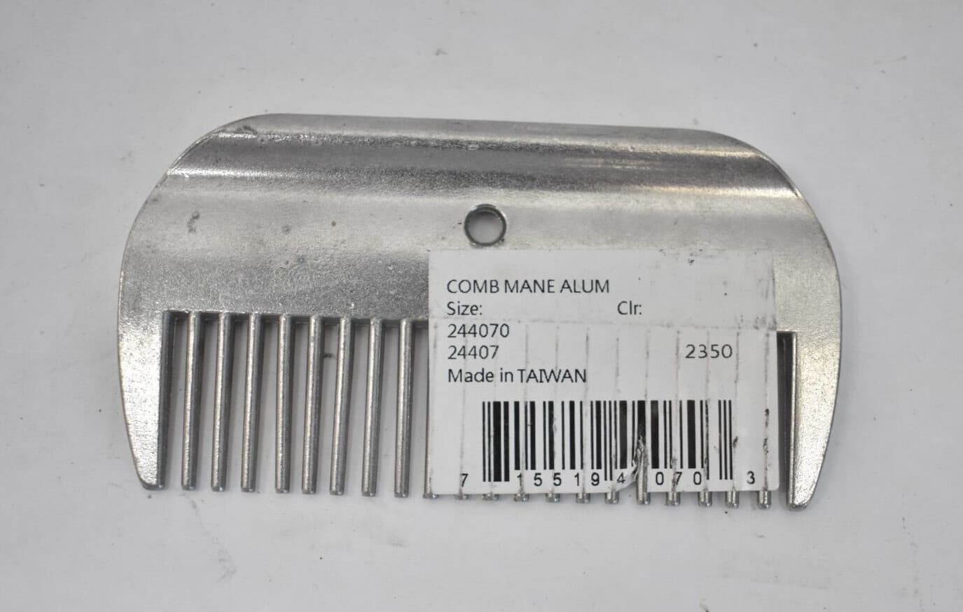 Lot of 3 Partrade Mane Comb For Horses 244070 Stainless Steel Silver Tools 2