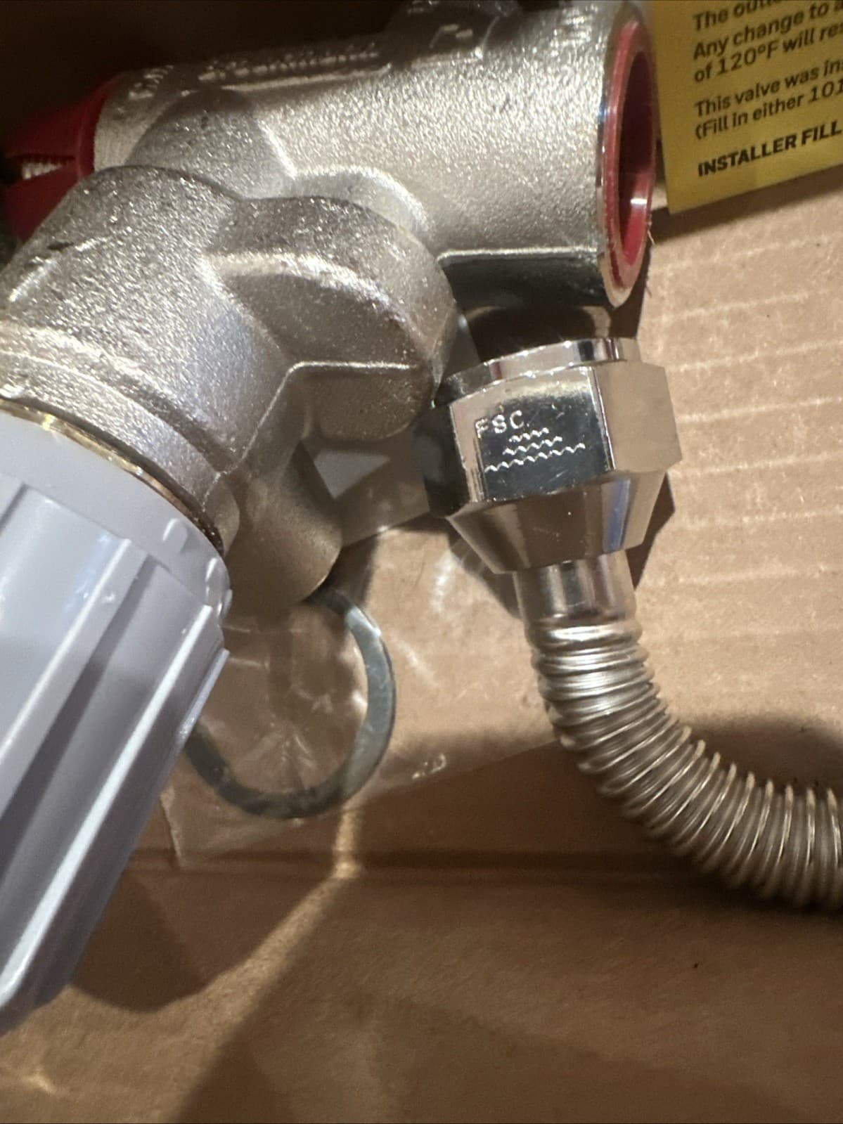 Braukmann AMX300TLF Direct Connect Mixing Valve Kit Never Used ￼ 3