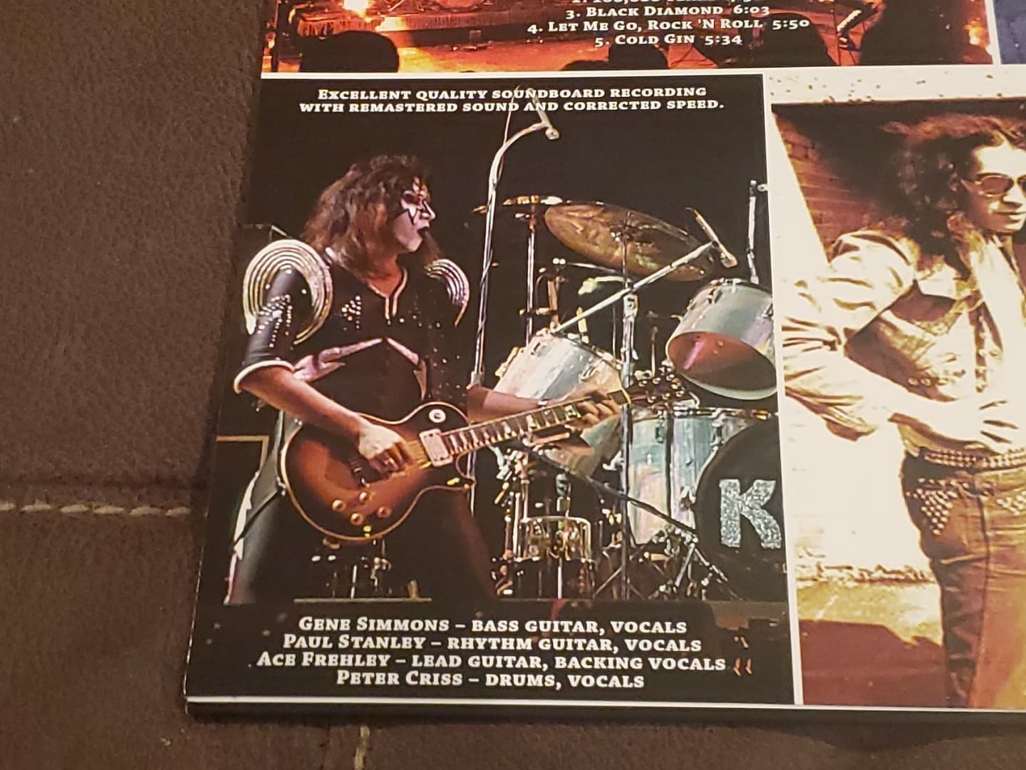 KISS Live Record 1974 The Hotter Than Hell Tour LP Vinyl 6