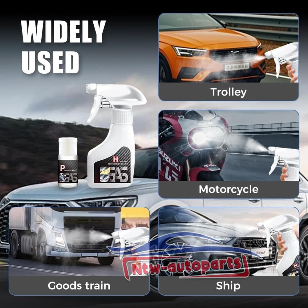 Kit de restauración de faros de coche Pulido de faros de carros autos Reparar 5