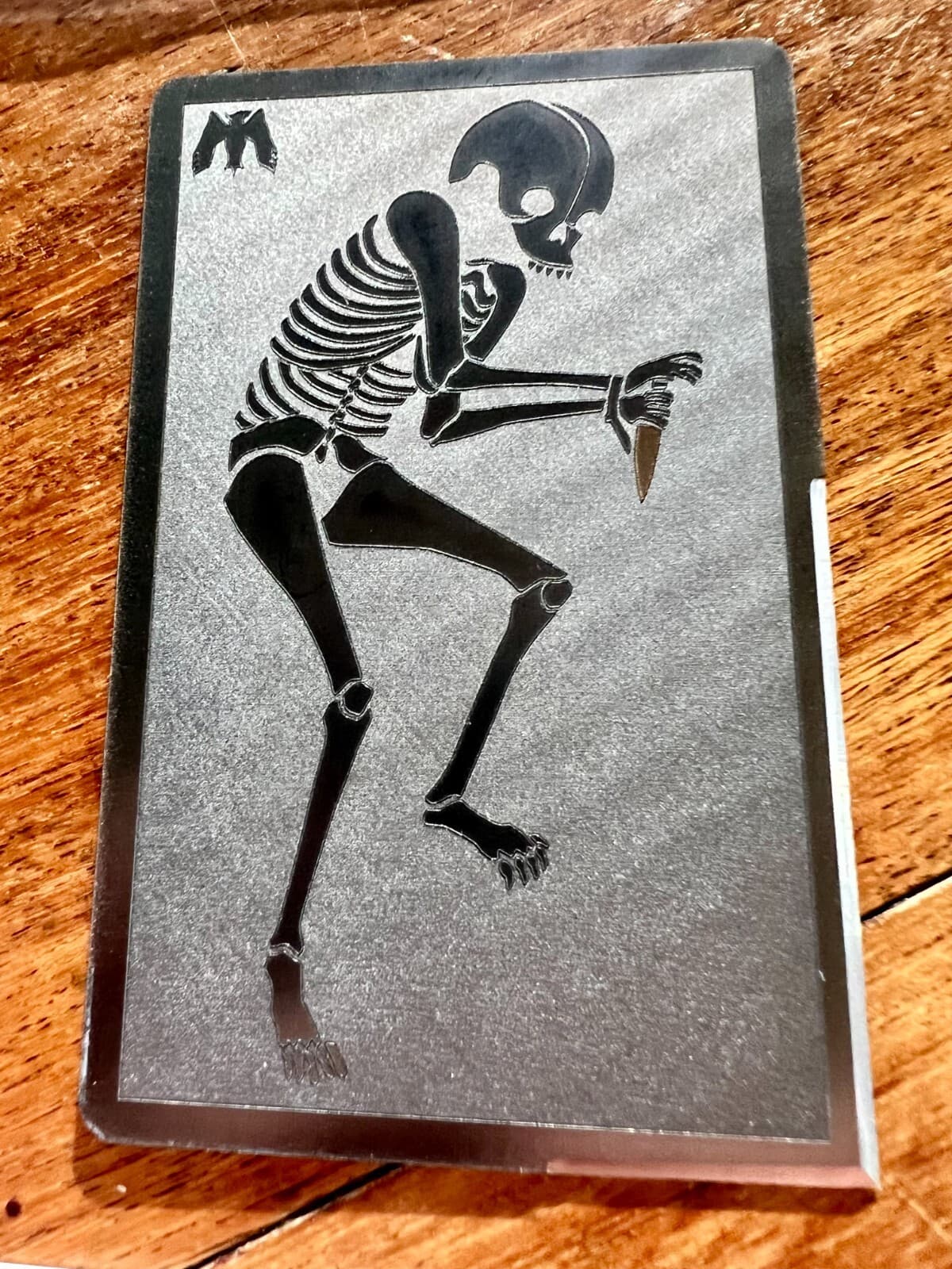 Ed's Manifesto x Mummert Knives "It's Just a Ride" CC-L Cutting Card EDC 3