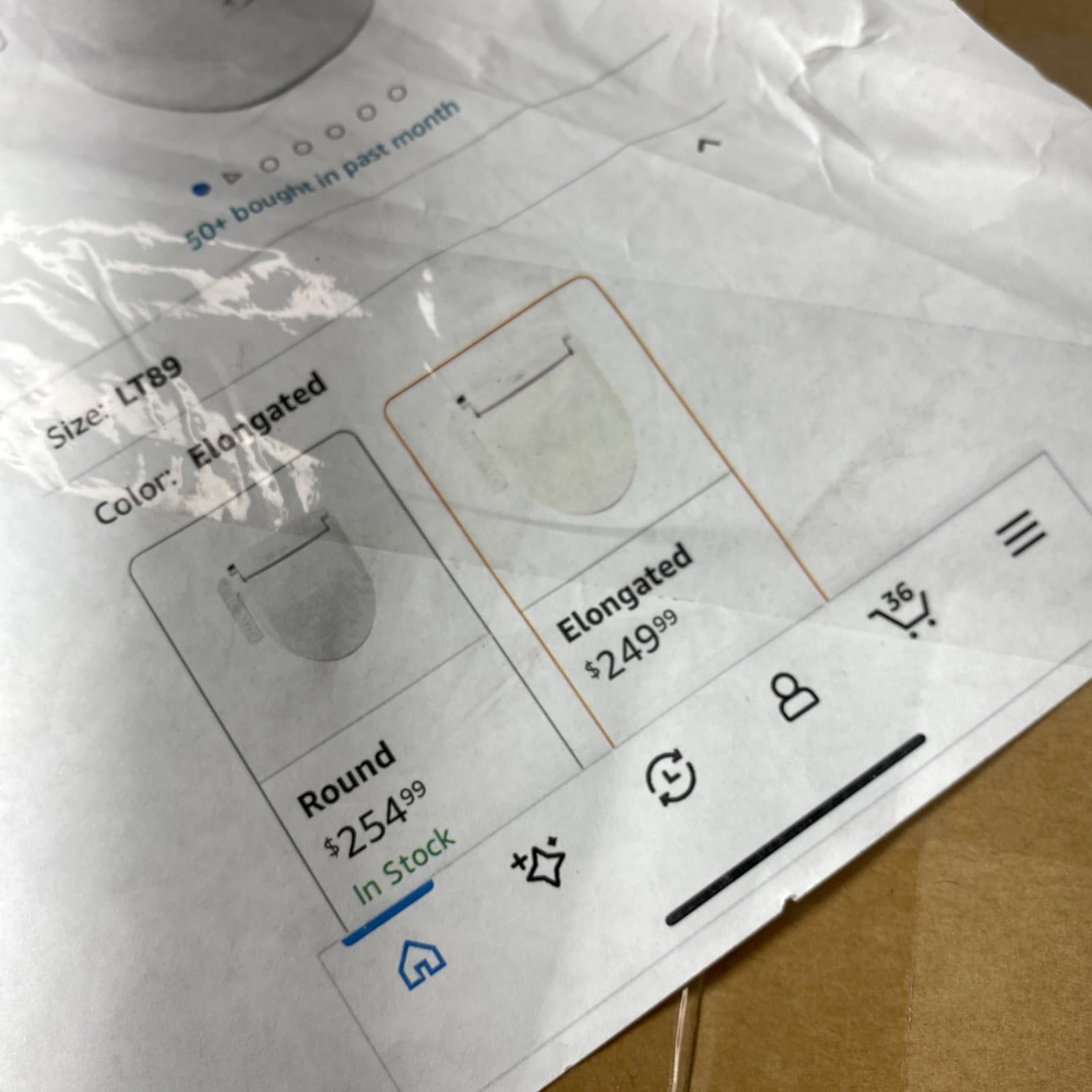 OPEN BOX|Brondell LT89-EW Swash Electronic Bidet Toilet Seat,  Oval, white  6