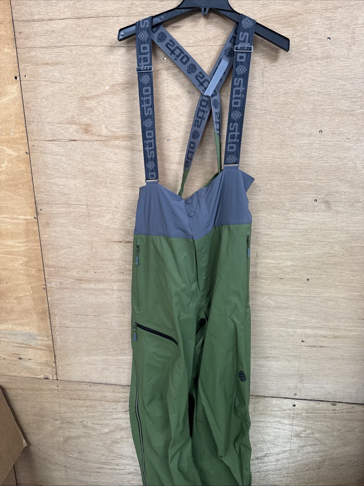 Stio Environ Bib Outerwear Hardshell  Dermizax Pine Forest FW24AG3 Mens Sz M-2XL 3