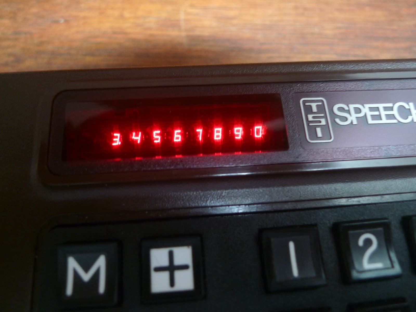 1976 TSI SPEECH + "FIRST TALKING" VINTAGE CALCULATOR WORKS PERFECTLY 5