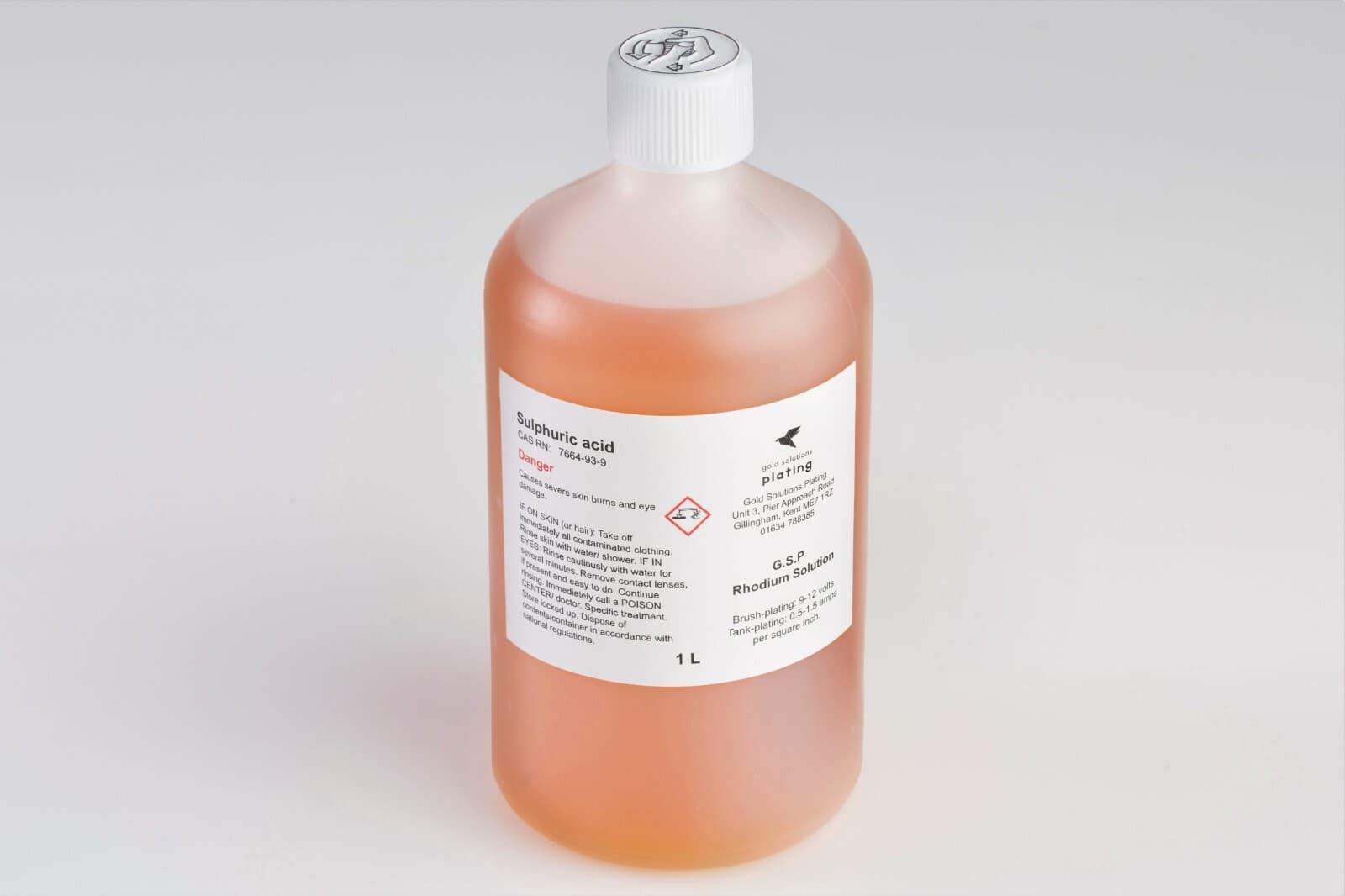 Rhodium Plating Solution with Anti Burn Technology 50ml