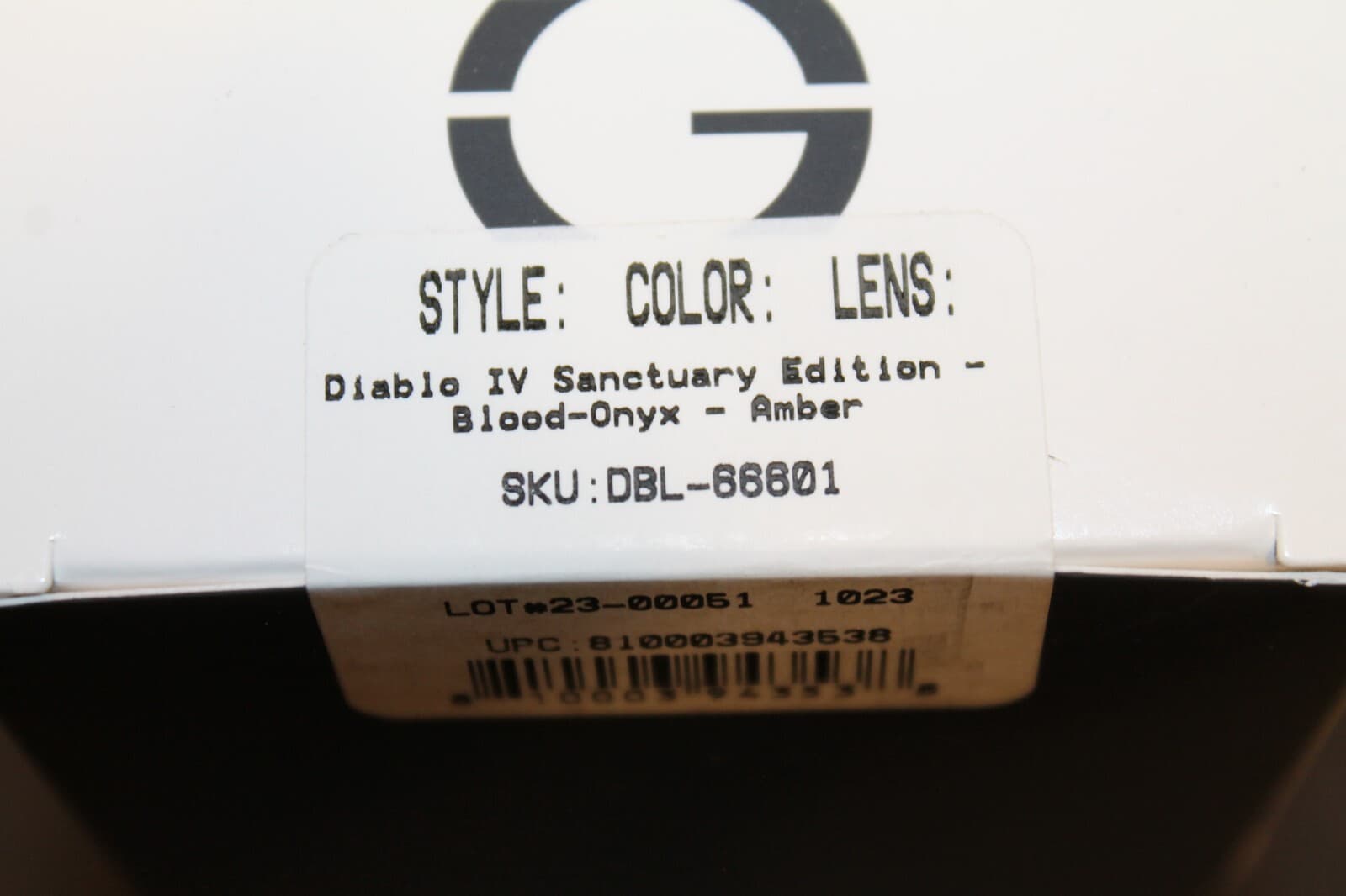 Diablo IV 4 Sanctuary Ed Gunnar Blood-Onyx Blue Light Gaming Computer Glasses 5