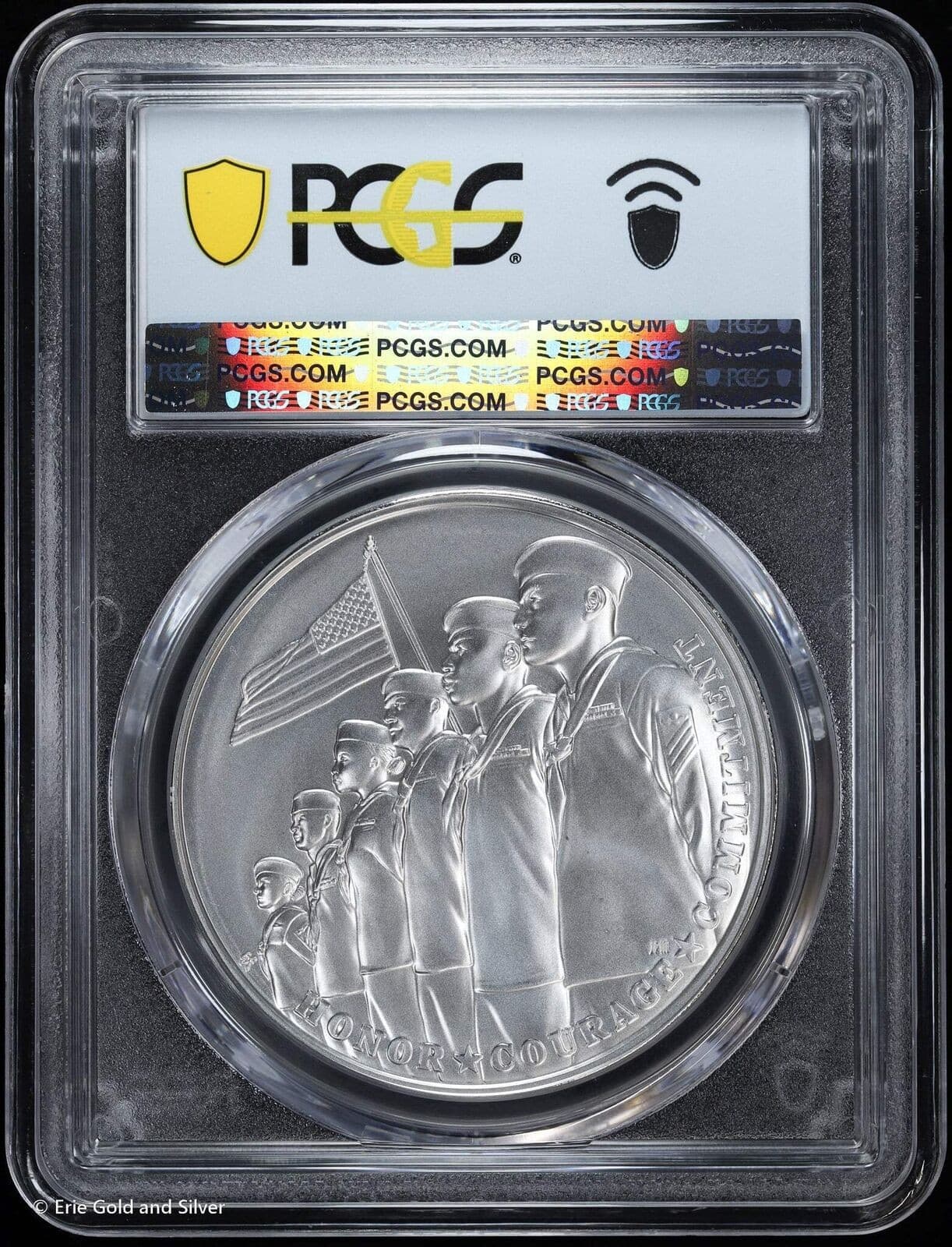 2023-P 1 oz Silver US Navy Matte Medal PCGS MS 70 First Day FDOI 2