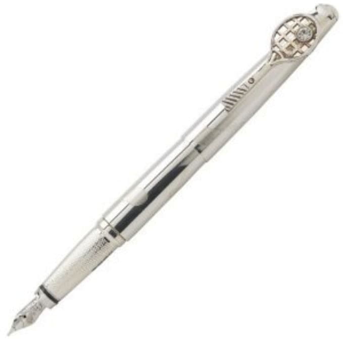 Cross Fountain Pen Sterling Silver Limited Edition 18K Gold New In Box 0867/1954 2