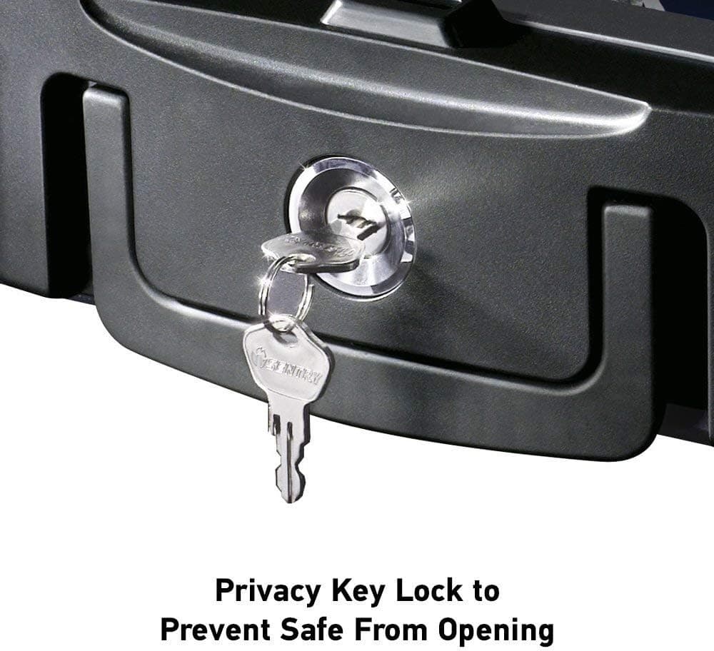SentrySafe H0100 Fireproof Waterproof Portable Safe with Key Lock – 0.17 cu ft 3