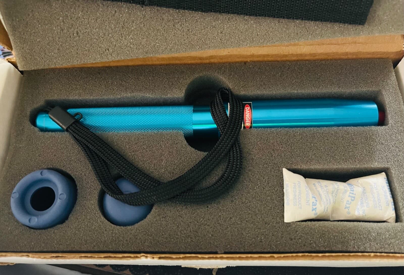 *NEW*FIS Fiber Optic Pocket VFL, Blue Aluminum, Part#: F1-9000